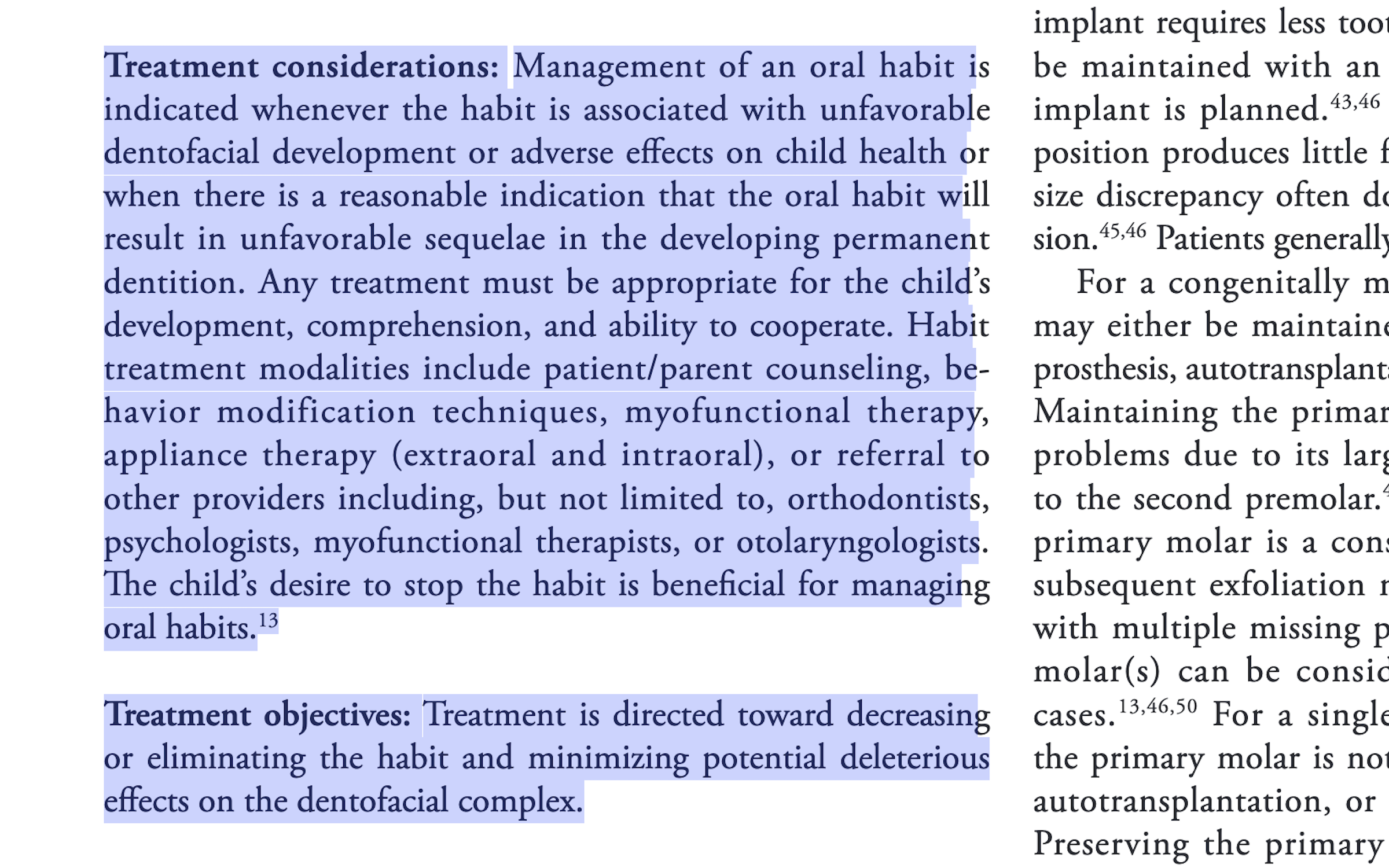 Myofunctional Therapy as a Treatment Consideration excerpt